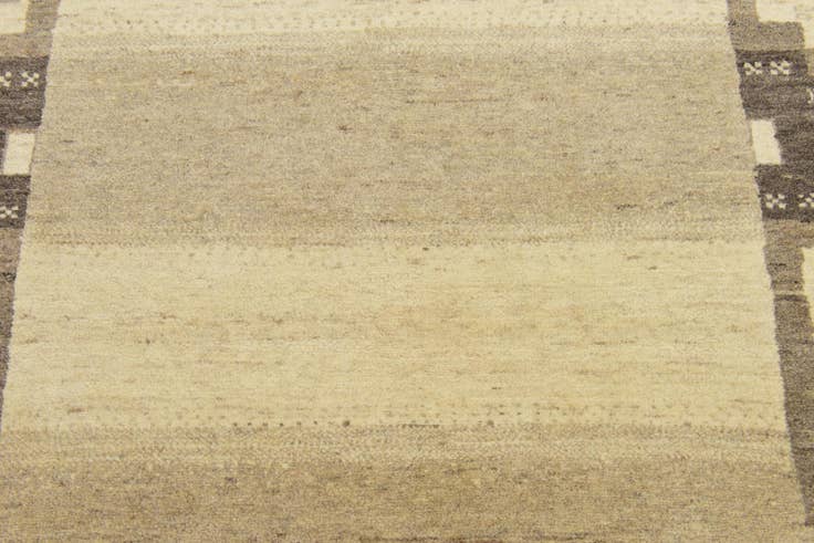 Detail image of 4' x 6' 2 Hand Knotted Kashkuli Gabbeh Wool Rug