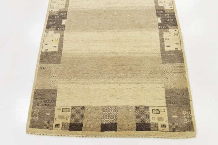 4' x 6' 2 Hand Knotted Kashkuli Gabbeh Wool Rug