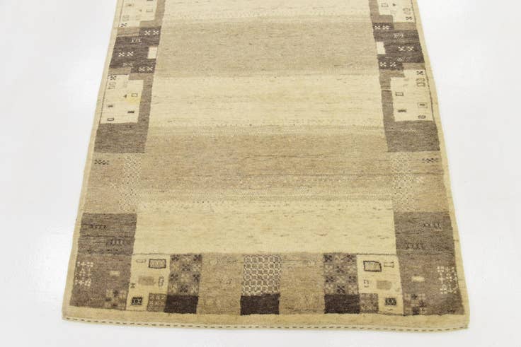 Detail image of 4' x 6' 2 Hand Knotted Kashkuli Gabbeh Wool Rug