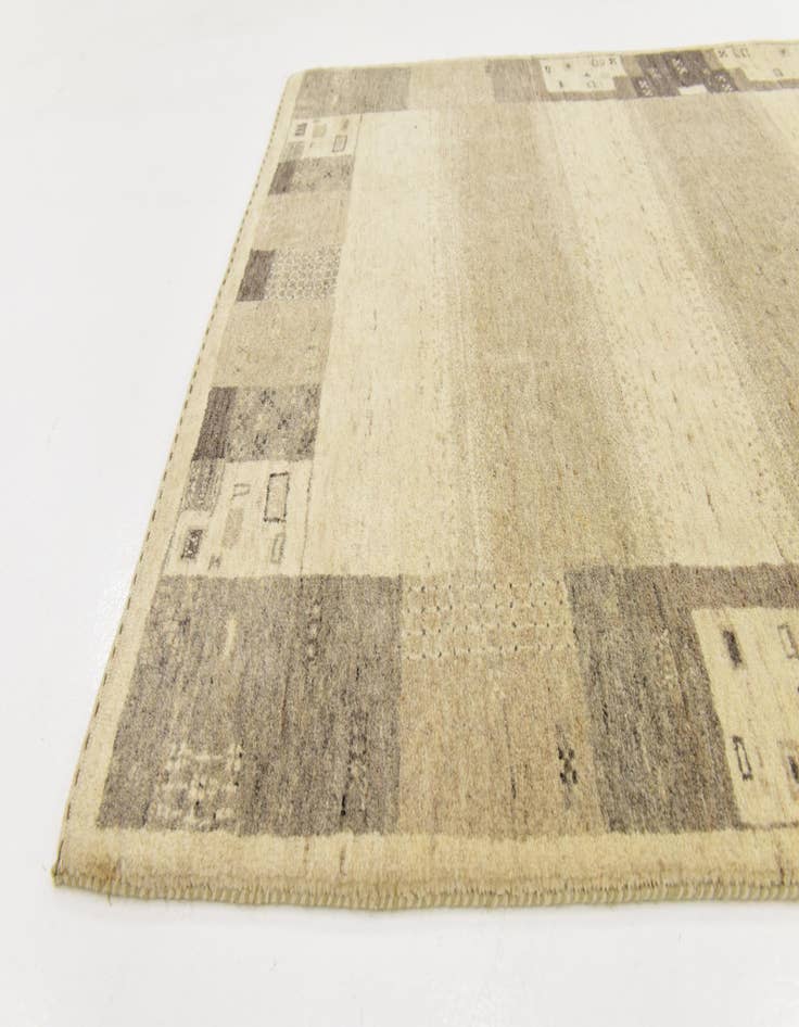 Detail image of 4' x 6' 2  Hand Knotted Kashkuli Gabbeh Wool Rug