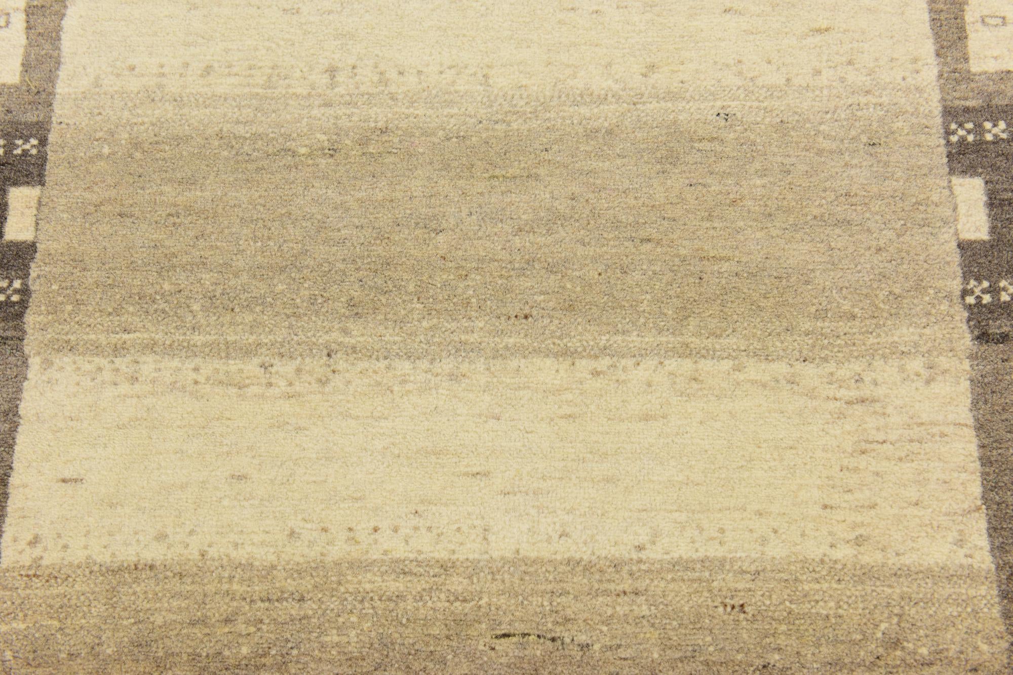 3' 10 x 6' Hand Knotted Kashkuli Gabbeh Wool Rug
