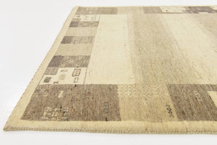 Detail image of 3' 10 x 6' Hand Knotted Kashkuli Gabbeh Wool Rug