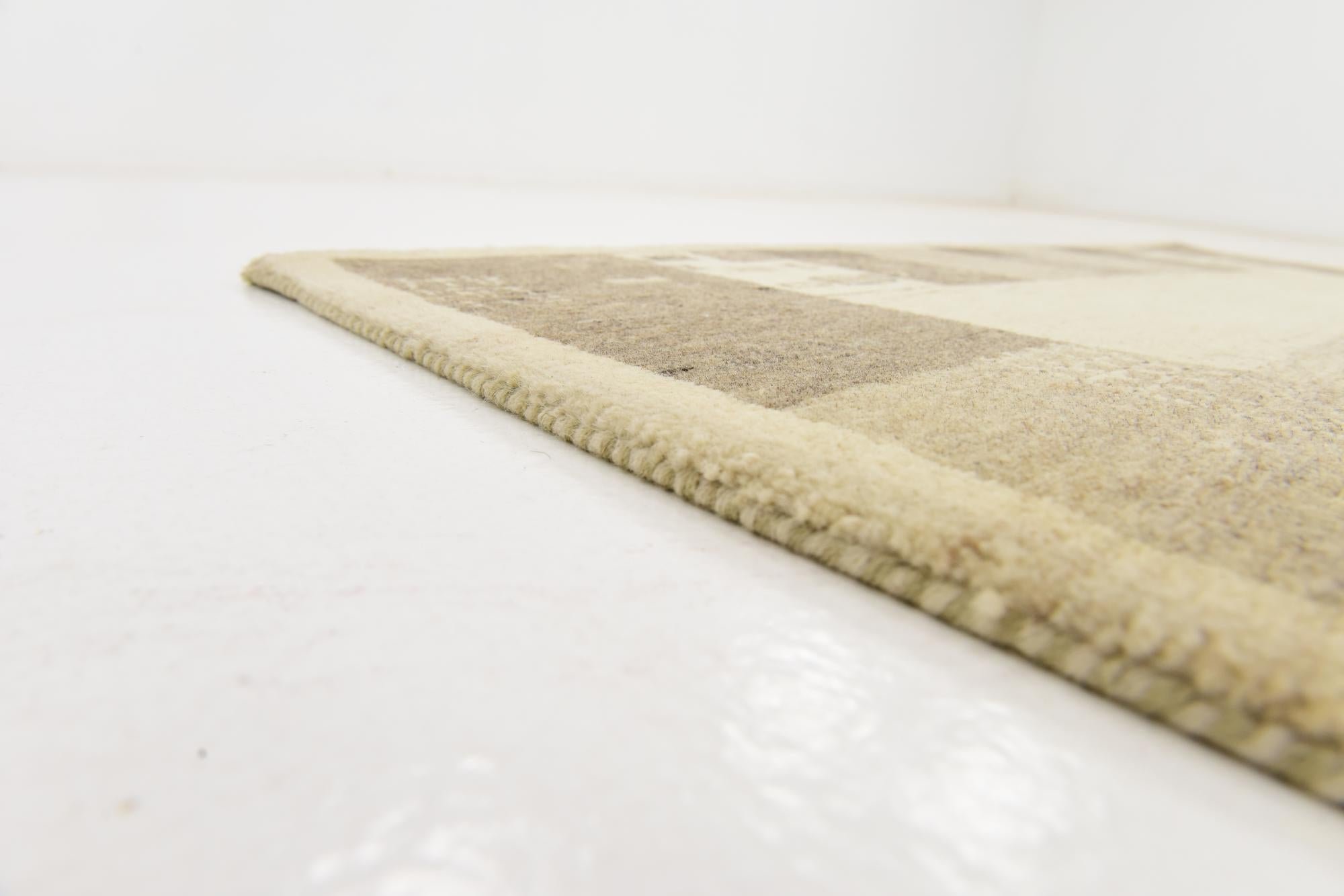3' 10 x 6' Hand Knotted Kashkuli Gabbeh Wool Rug