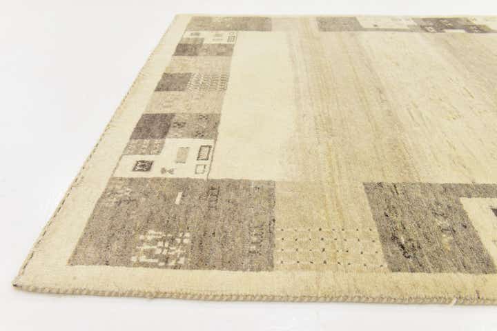 3' 10 x 6' Hand Knotted Kashkuli Gabbeh Wool Rug