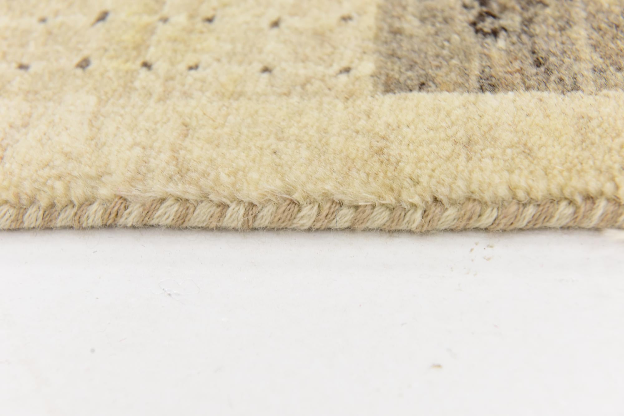 3' 10 x 6' Hand Knotted Kashkuli Gabbeh Wool Rug
