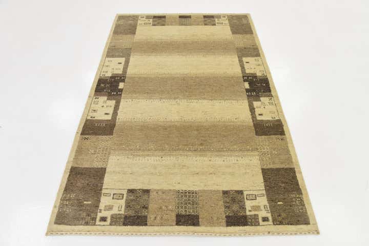 120cm x 190cm Handgeknüpft Kashkuli Gabbeh Wolle Teppich