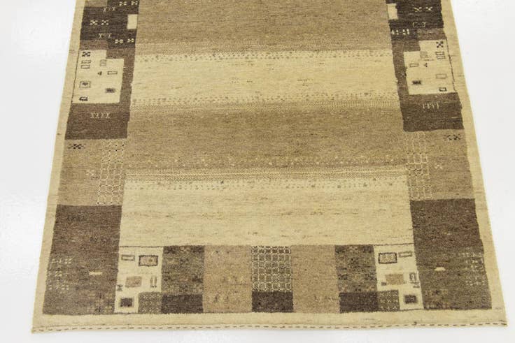 Detailansicht von 120cm x 190cm Handgeknüpft Kashkuli Gabbeh Wolle Teppich