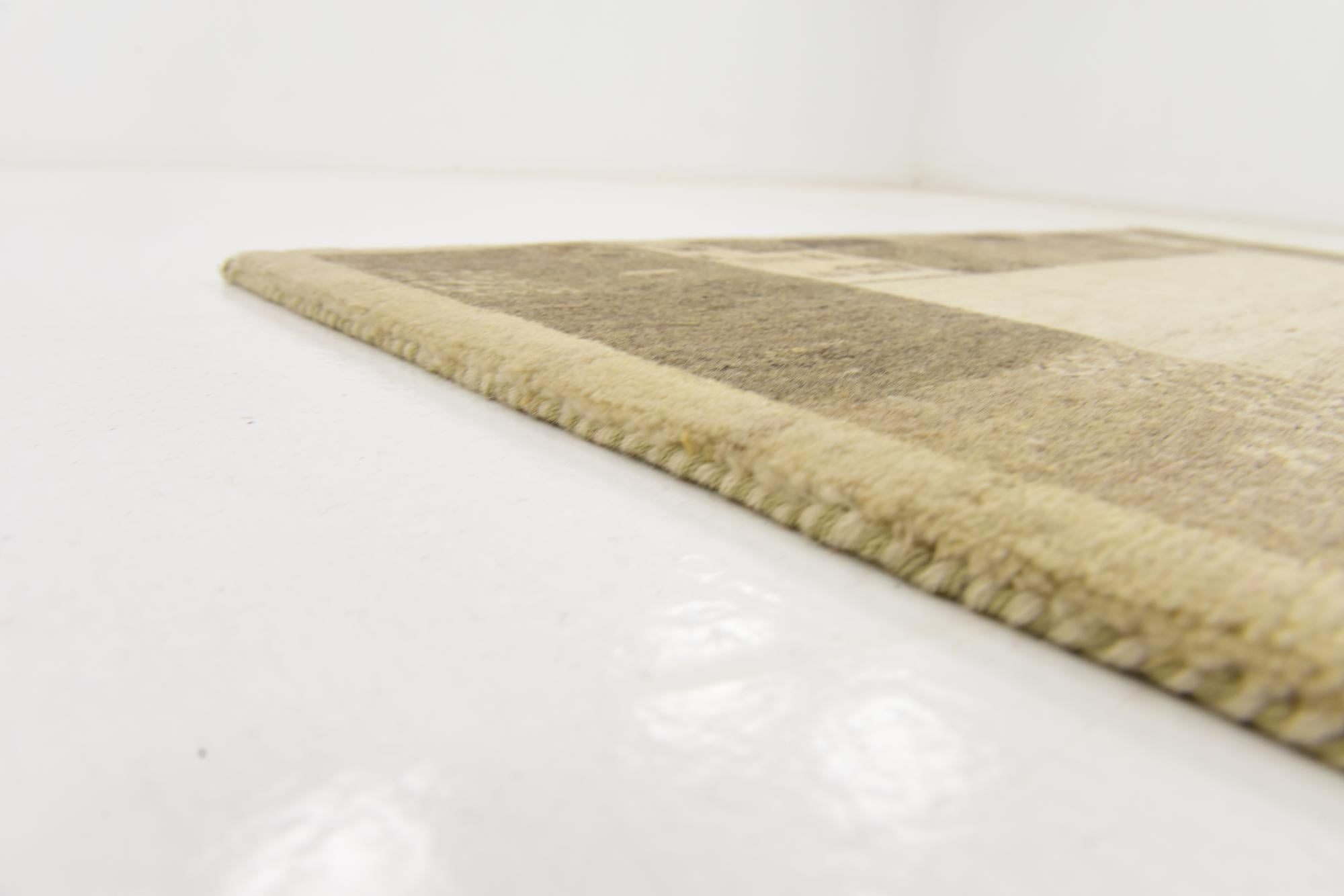 4' x 6' 2 Hand Knotted Kashkuli Gabbeh Wool Rug