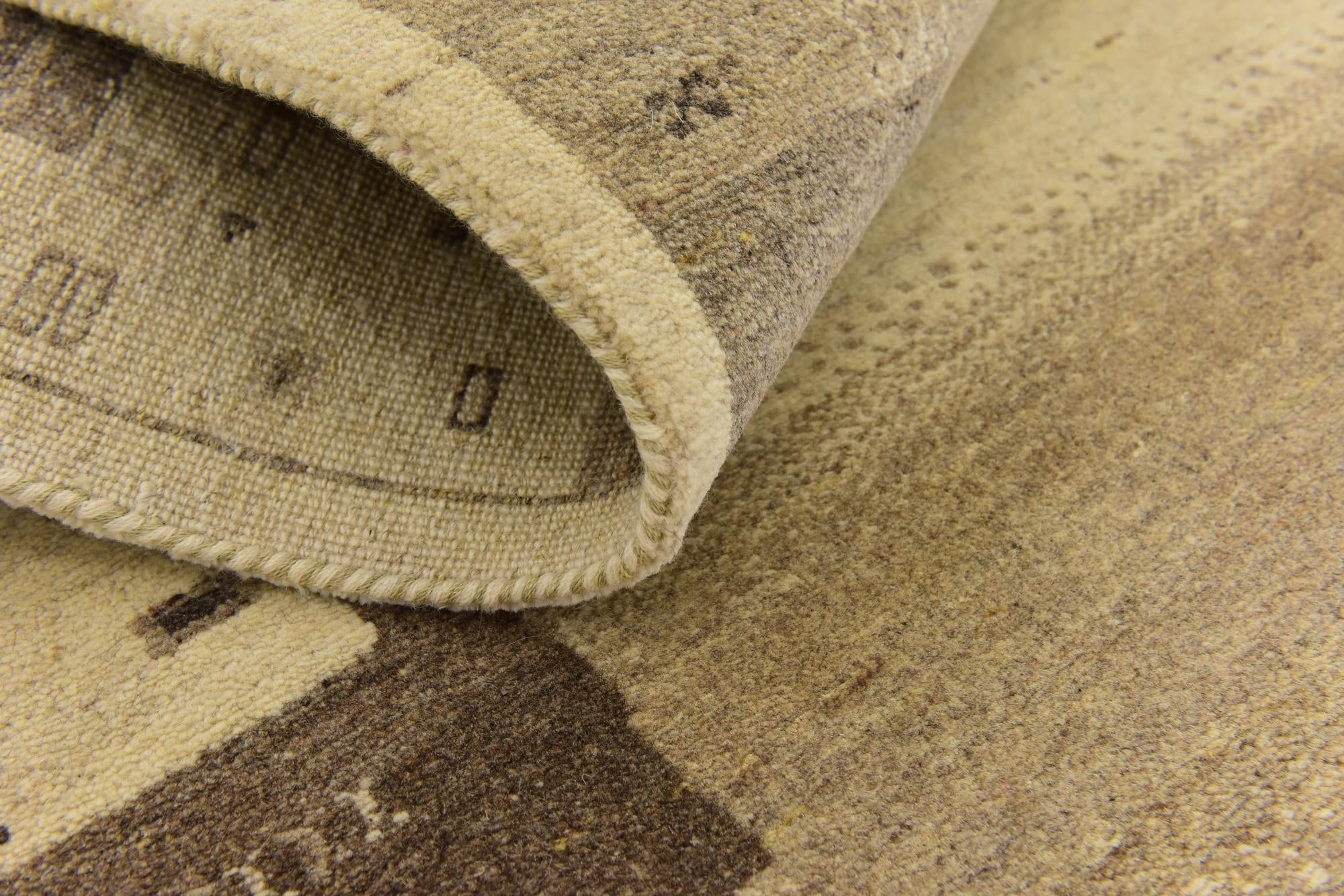 4' x 6' 2 Hand Knotted Kashkuli Gabbeh Wool Rug