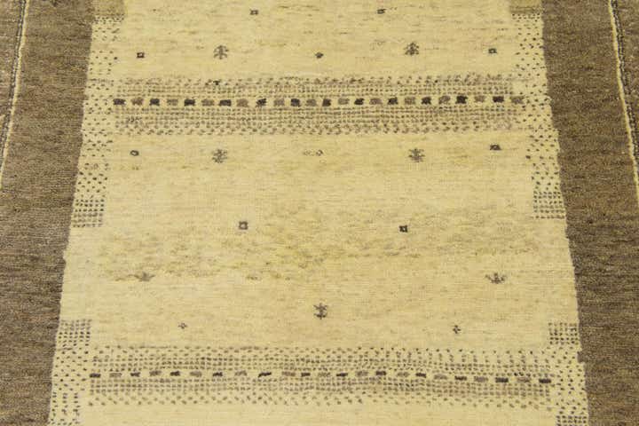 4' x 6' 2 Hand Knotted Kashkuli Gabbeh Wool Rug