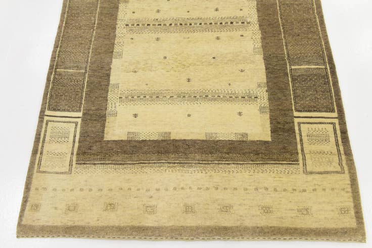 Detail image of 4' x 6' 2 Hand Knotted Kashkuli Gabbeh Wool Rug