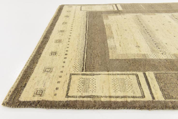 Detail image of 4' x 6' 2 Hand Knotted Kashkuli Gabbeh Wool Rug