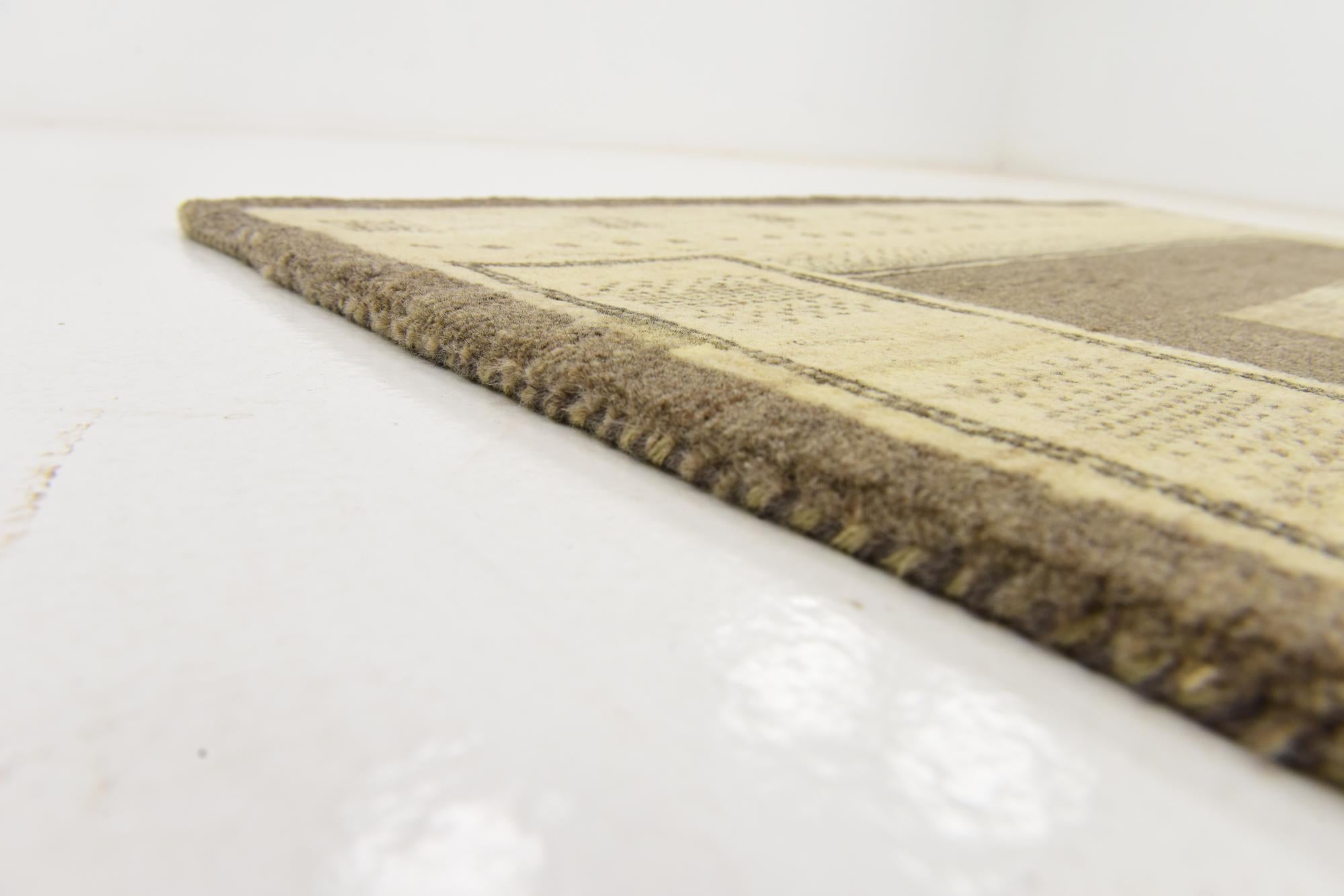4' x 6' 2 Hand Knotted Kashkuli Gabbeh Wool Rug