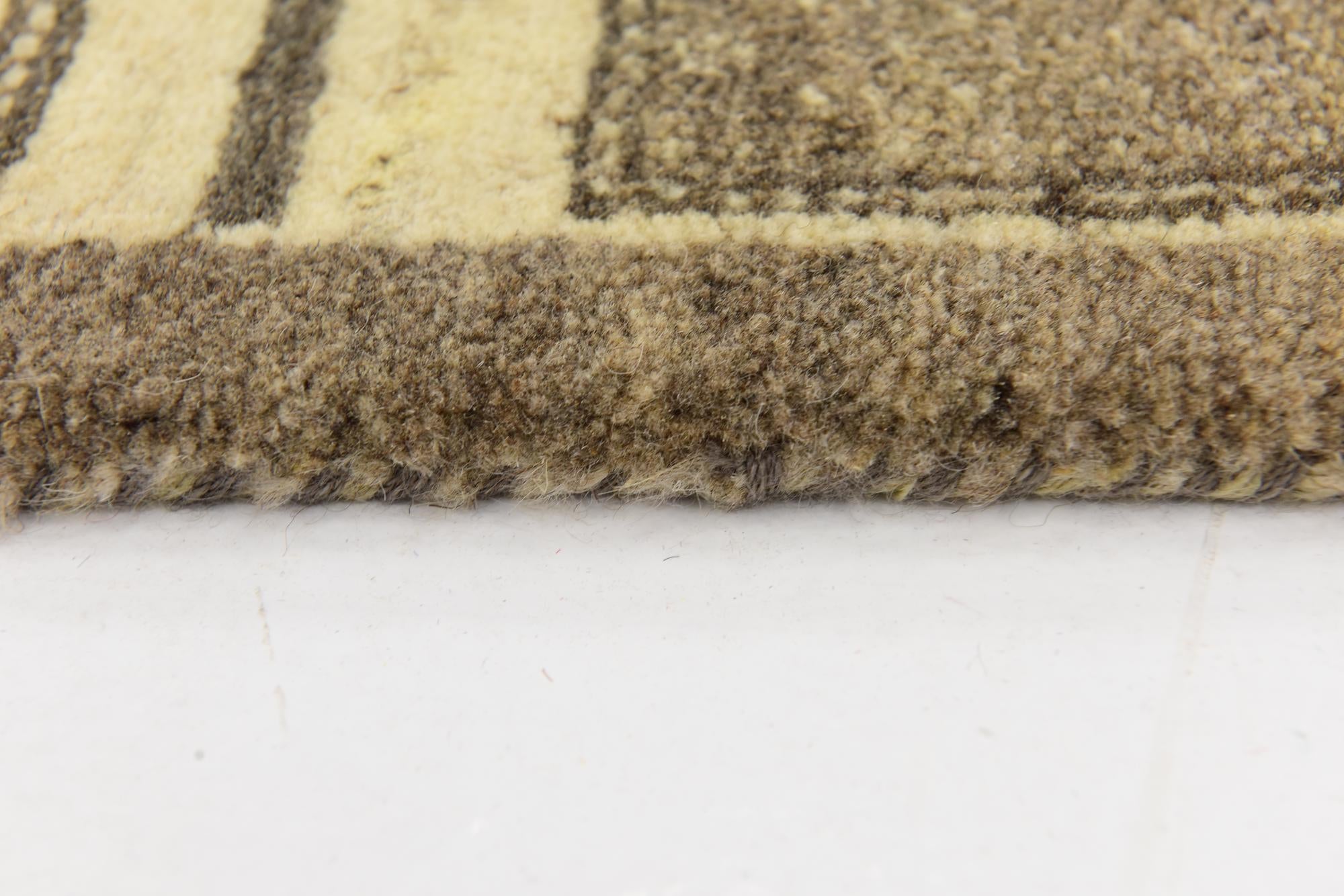 4' x 6' 2 Hand Knotted Kashkuli Gabbeh Wool Rug