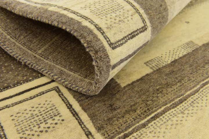 4' x 6' 2 Hand Knotted Kashkuli Gabbeh Wool Rug