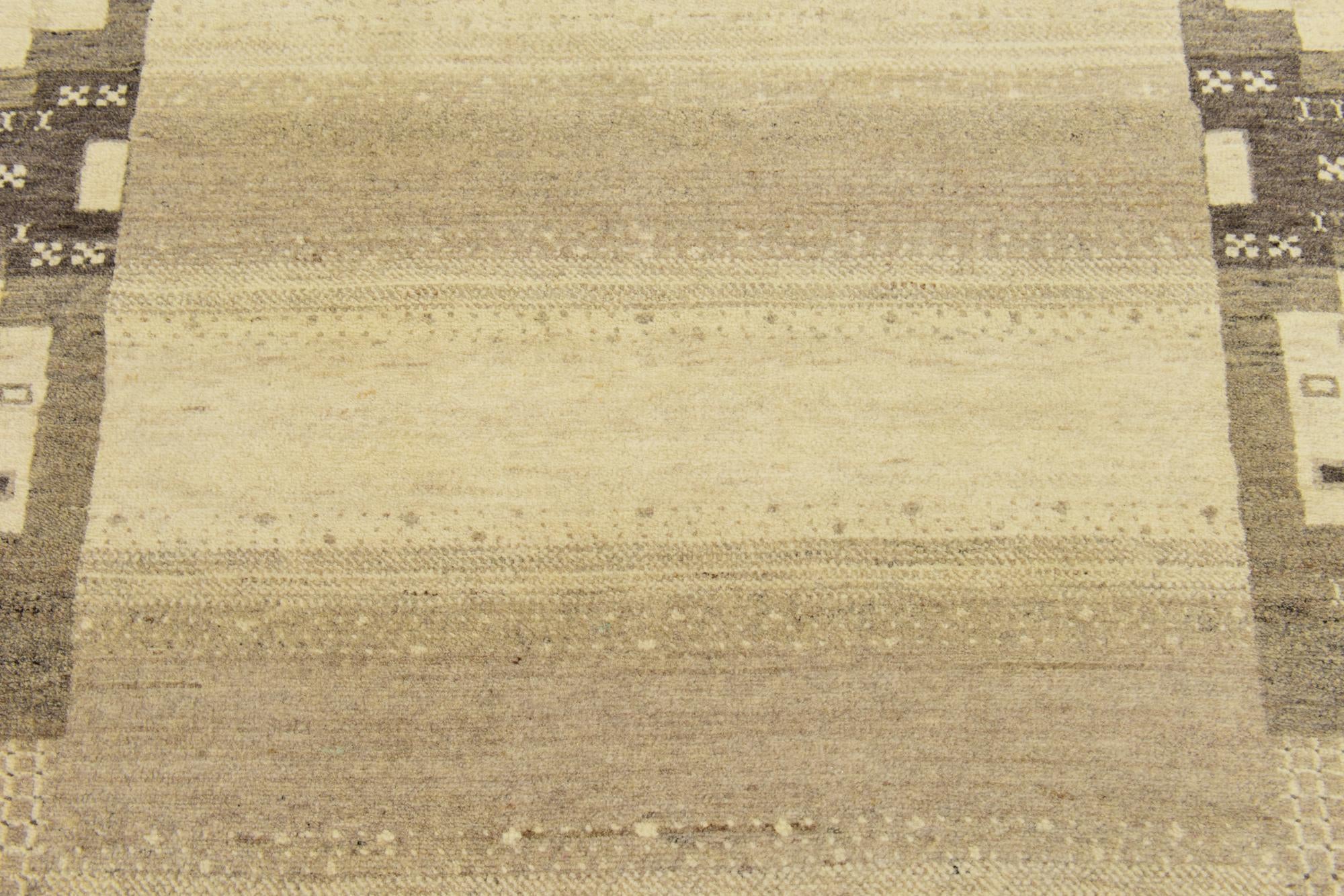 3' 10 x 6' Hand Knotted Kashkuli Gabbeh Wool Rug