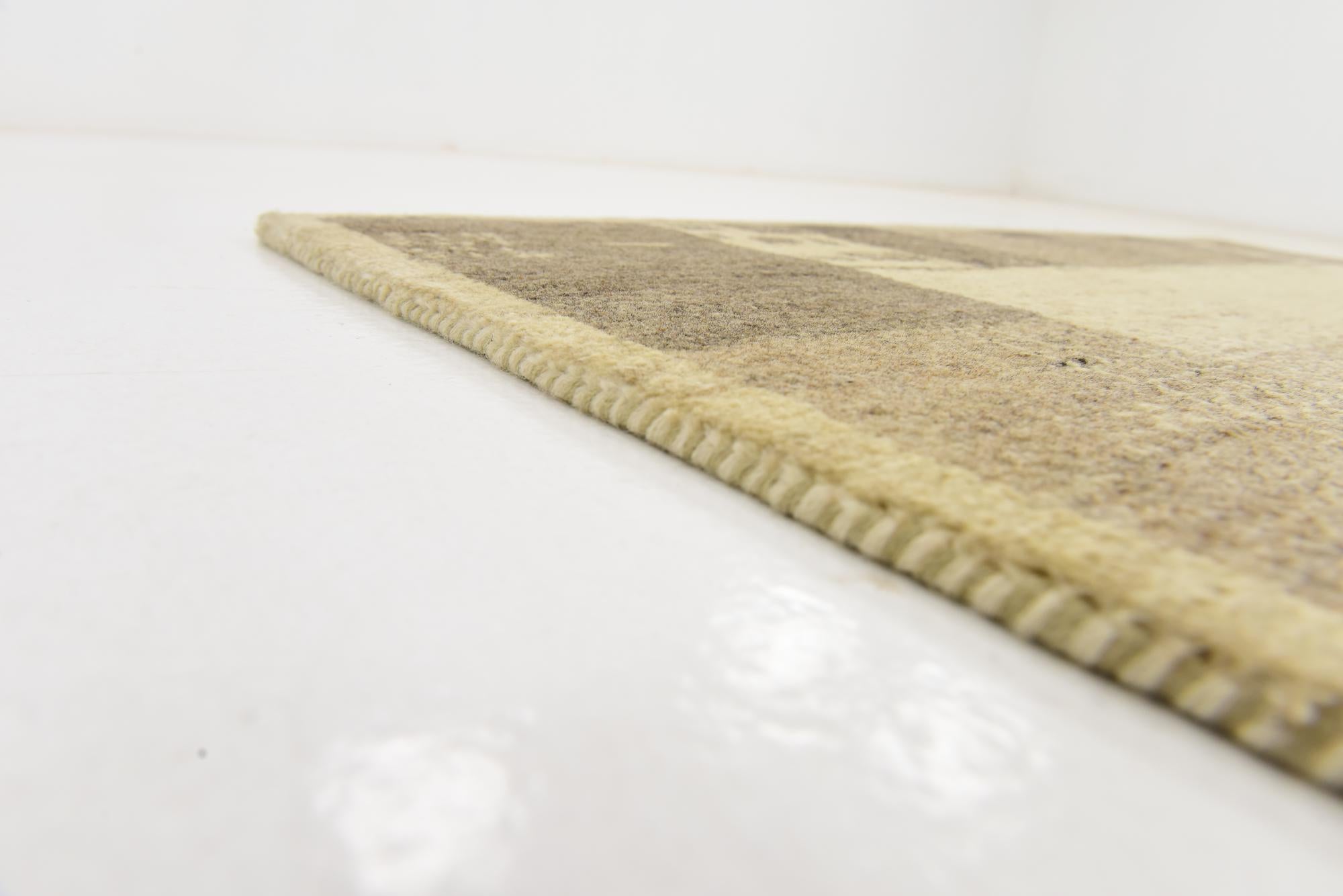 3' 10 x 6' Hand Knotted Kashkuli Gabbeh Wool Rug