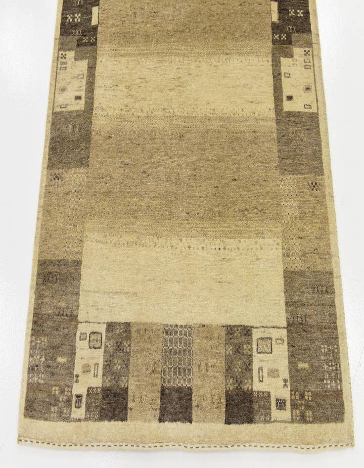 Detail image of 3' 10 x 6'  Hand Knotted Kashkuli Gabbeh Wool Rug