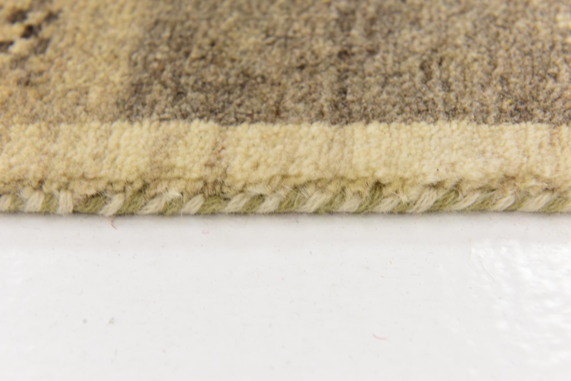 3' 10 x 6' Hand Knotted Kashkuli Gabbeh Wool Rug