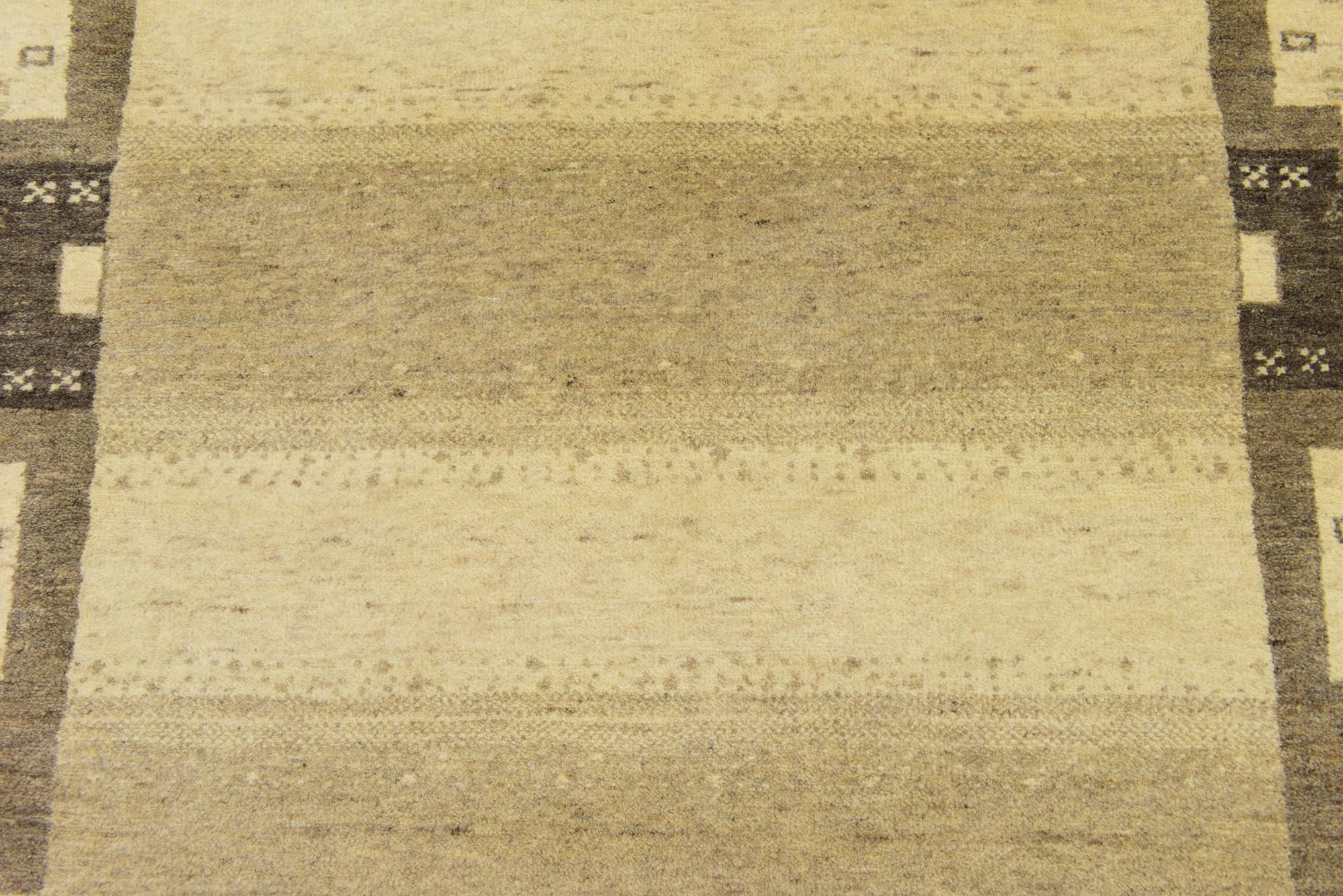 3' 10 x 6' Hand Knotted Kashkuli Gabbeh Wool Rug