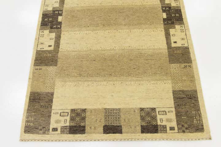 3' 10 x 6' Hand Knotted Kashkuli Gabbeh Wool Rug