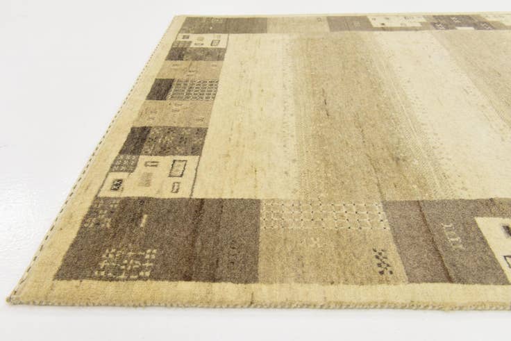 Detail image of 3' 10 x 6' Hand Knotted Kashkuli Gabbeh Wool Rug