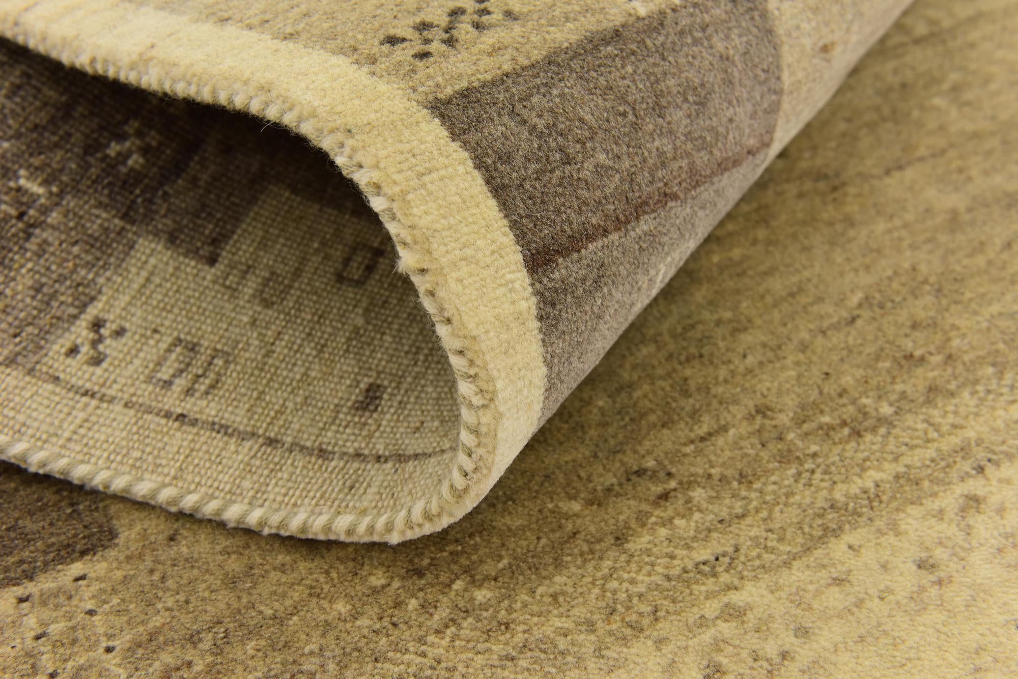 3' 10 x 6' Hand Knotted Kashkuli Gabbeh Wool Rug