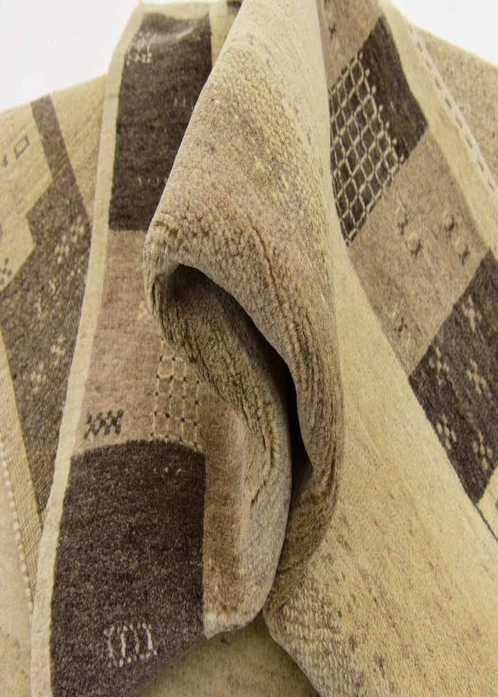 4' x 6' 3 Hand Knotted Kashkuli Gabbeh Wool Rug