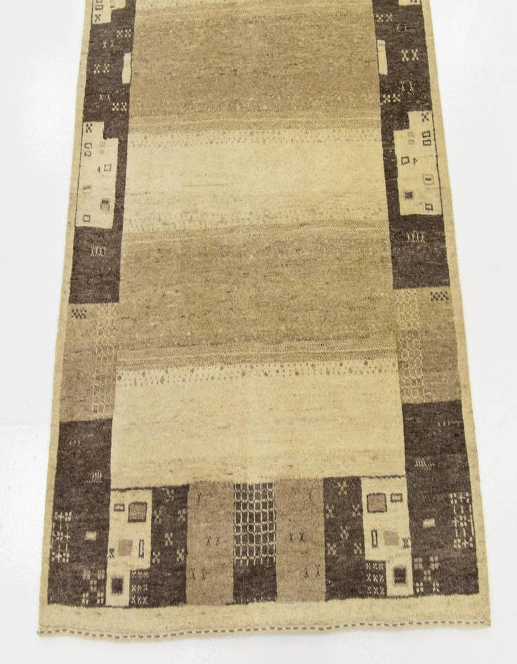Detail image of 4' x 6' 3 Hand Knotted Kashkuli Gabbeh Wool Rug