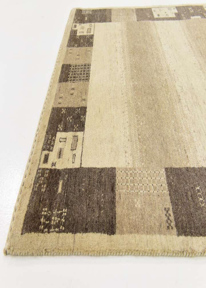 4' x 6' 3 Hand Knotted Kashkuli Gabbeh Wool Rug