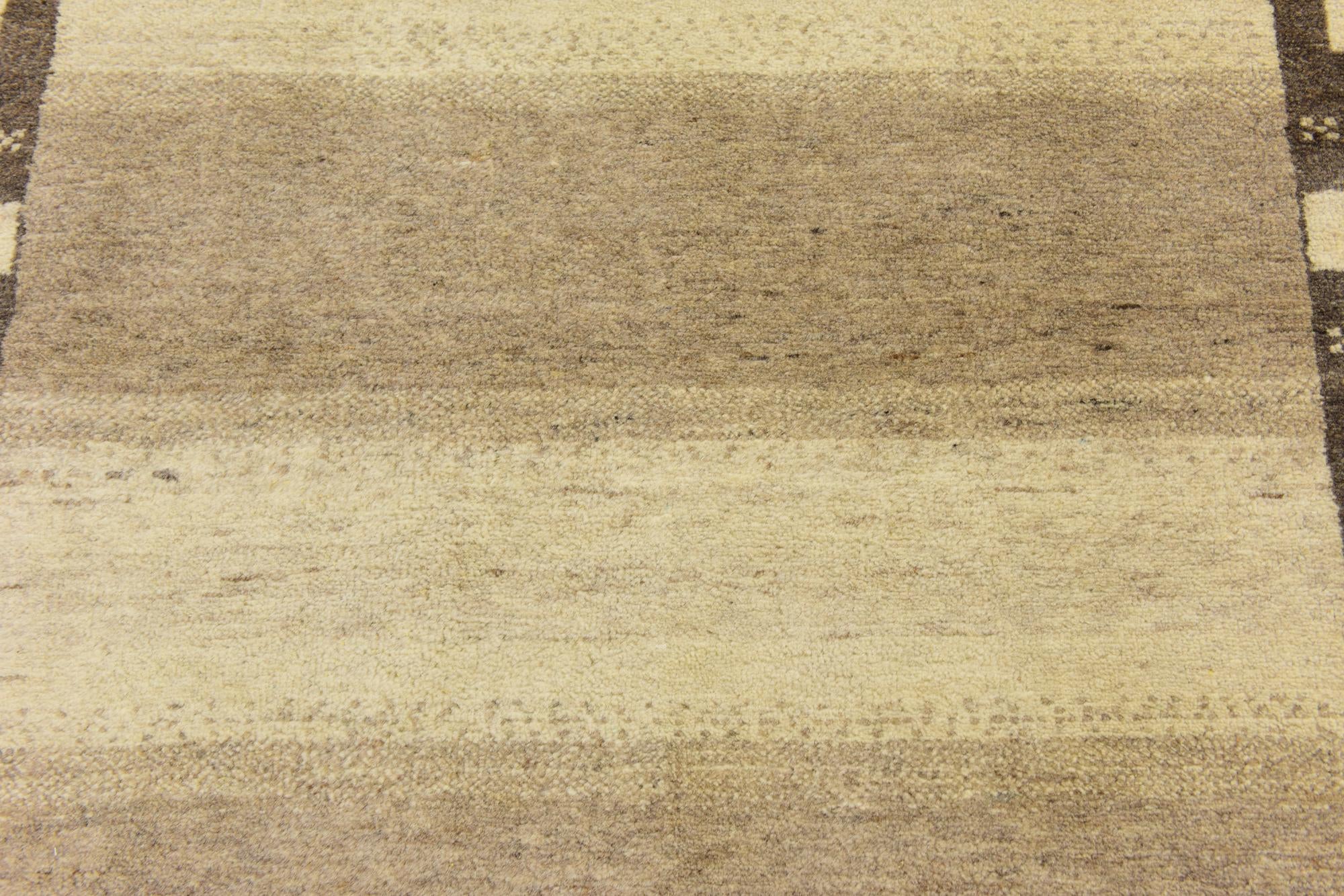 4' x 5' 9 Hand Knotted Kashkuli Gabbeh Wool Rug
