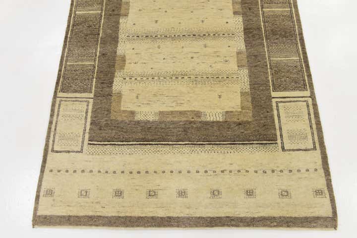 4' x 5' 10 Hand Knotted Kashkuli Gabbeh Wool Rug