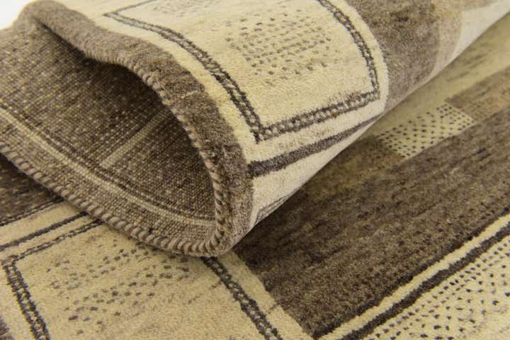 4' x 5' 10 Hand Knotted Kashkuli Gabbeh Wool Rug