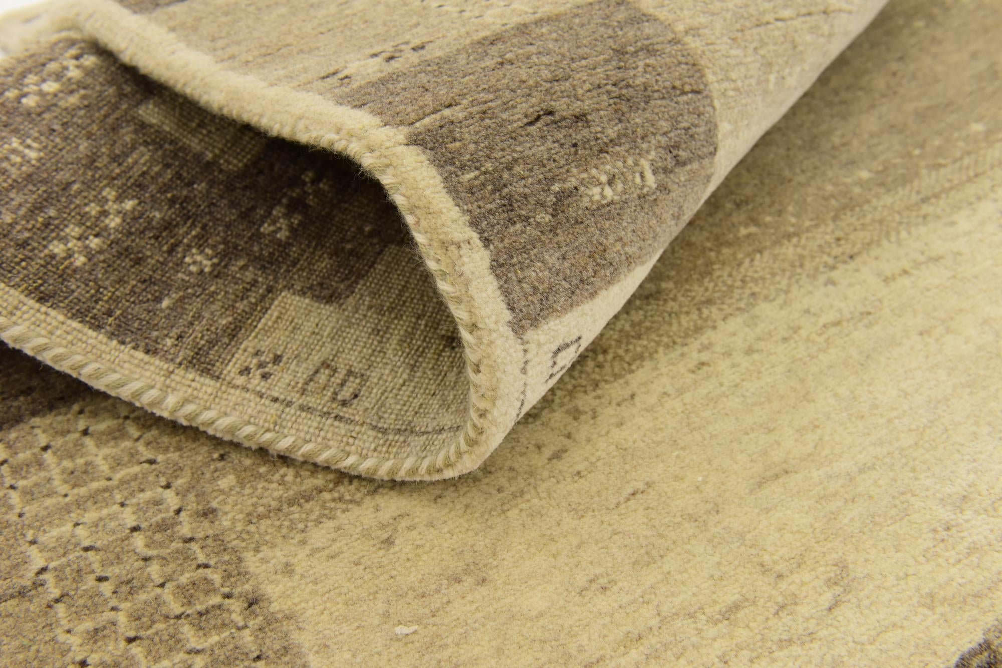 4' x 5' 8 Hand Knotted Kashkuli Gabbeh Wool Rug