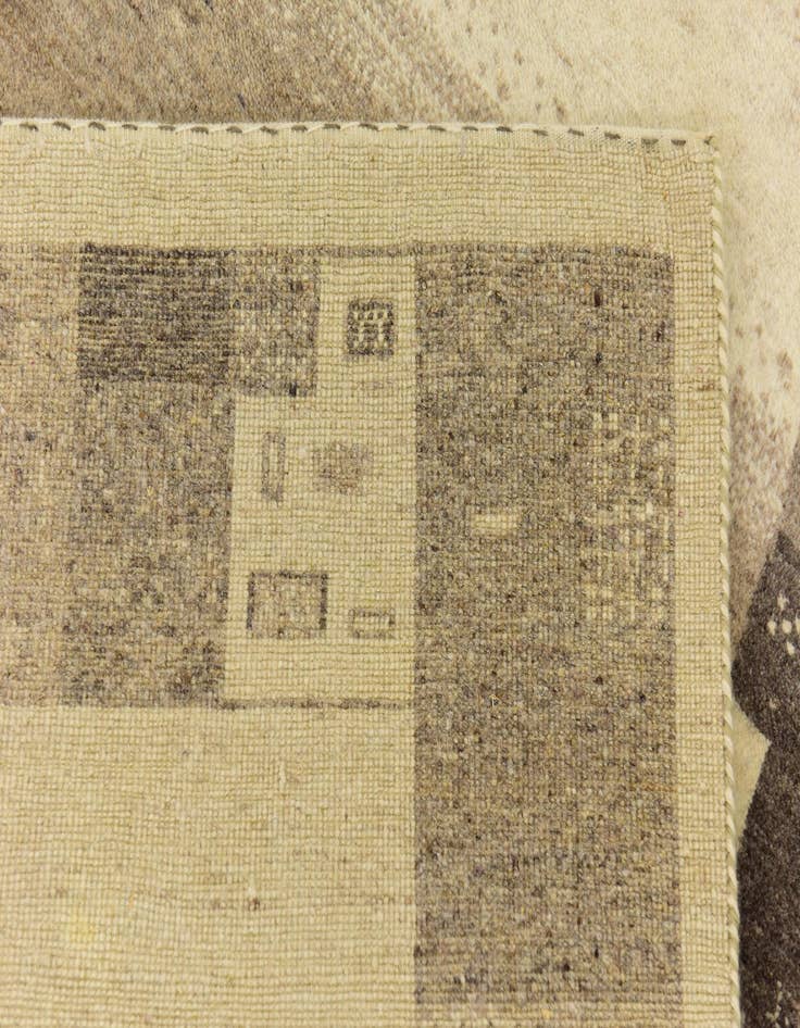 Detail image of 4' x 6'  Hand Knotted Kashkuli Gabbeh Wool Rug