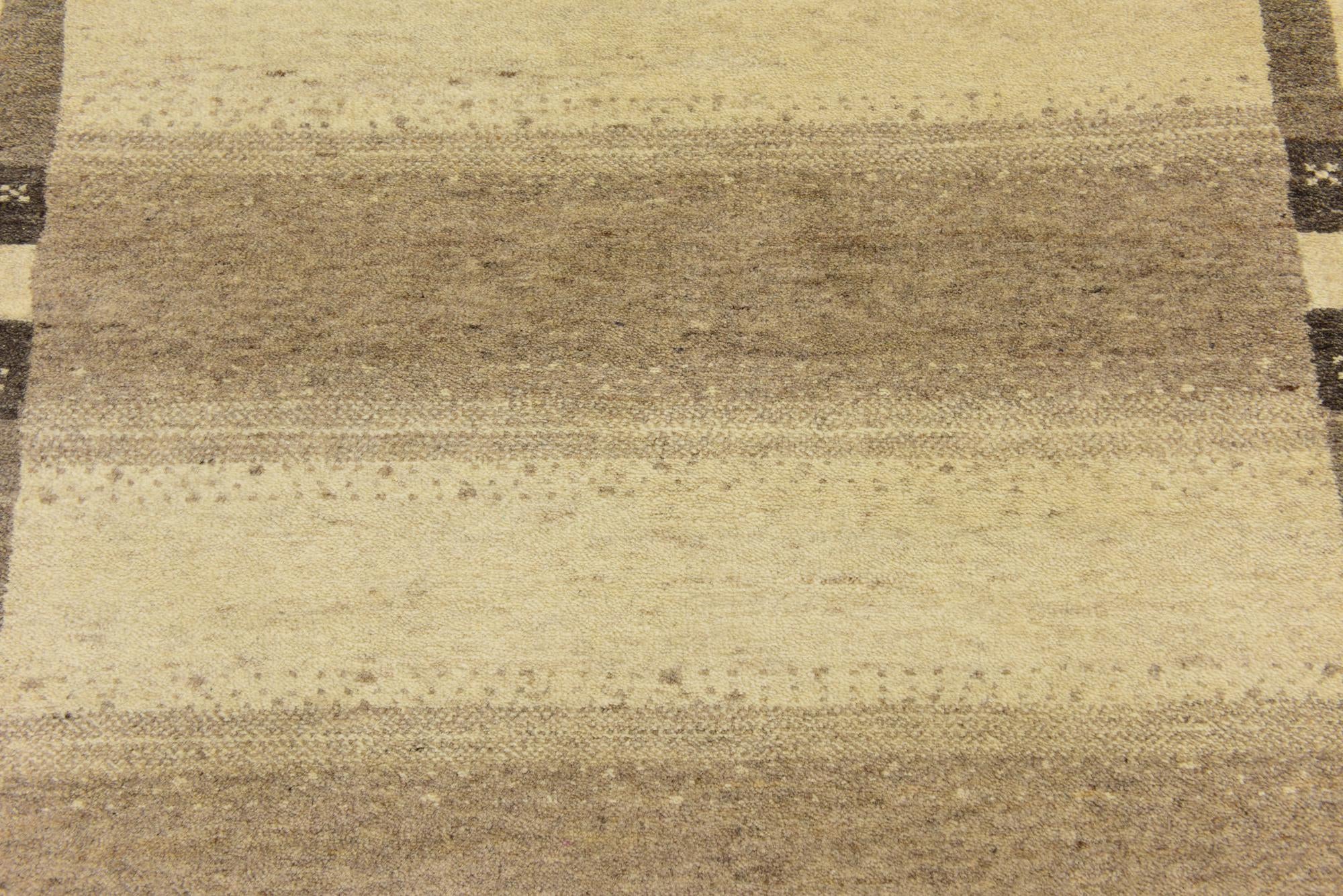 4' x 6' Hand Knotted Kashkuli Gabbeh Wool Rug
