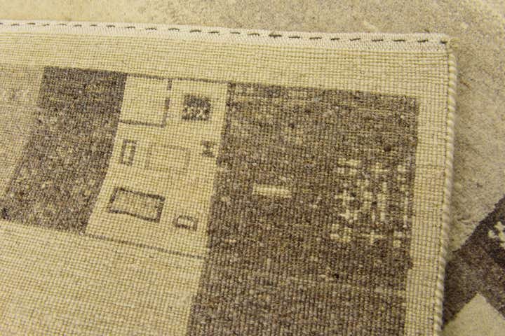 3' 10 x 6' 2 Hand Knotted Kashkuli Gabbeh Wool Rug
