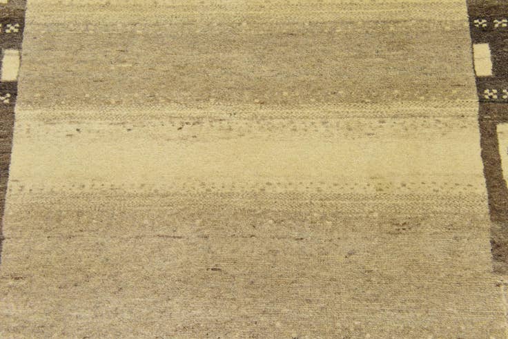 Detail image of 3' 10 x 6' 2 Hand Knotted Kashkuli Gabbeh Wool Rug