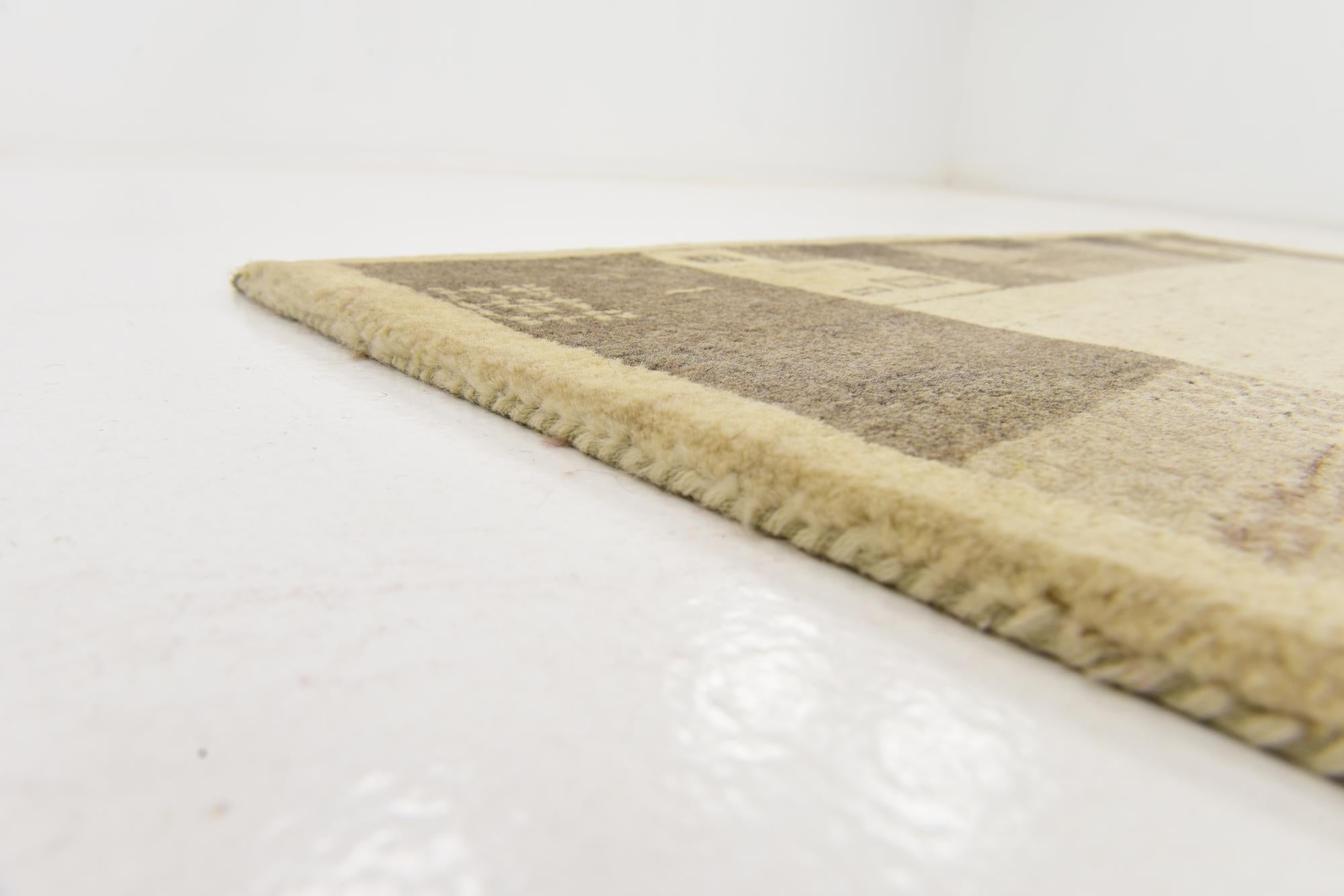 4' x 6' Hand Knotted Kashkuli Gabbeh Wool Rug
