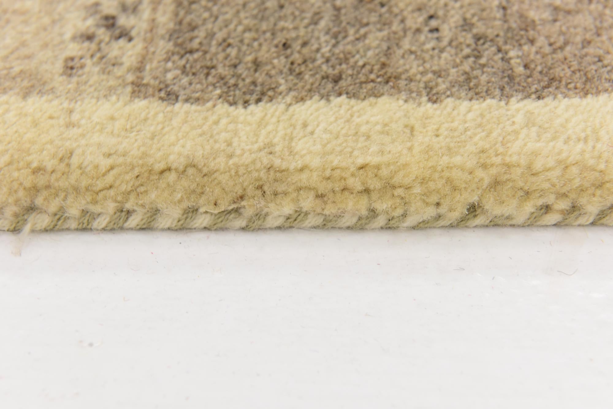 4' x 6' Hand Knotted Kashkuli Gabbeh Wool Rug
