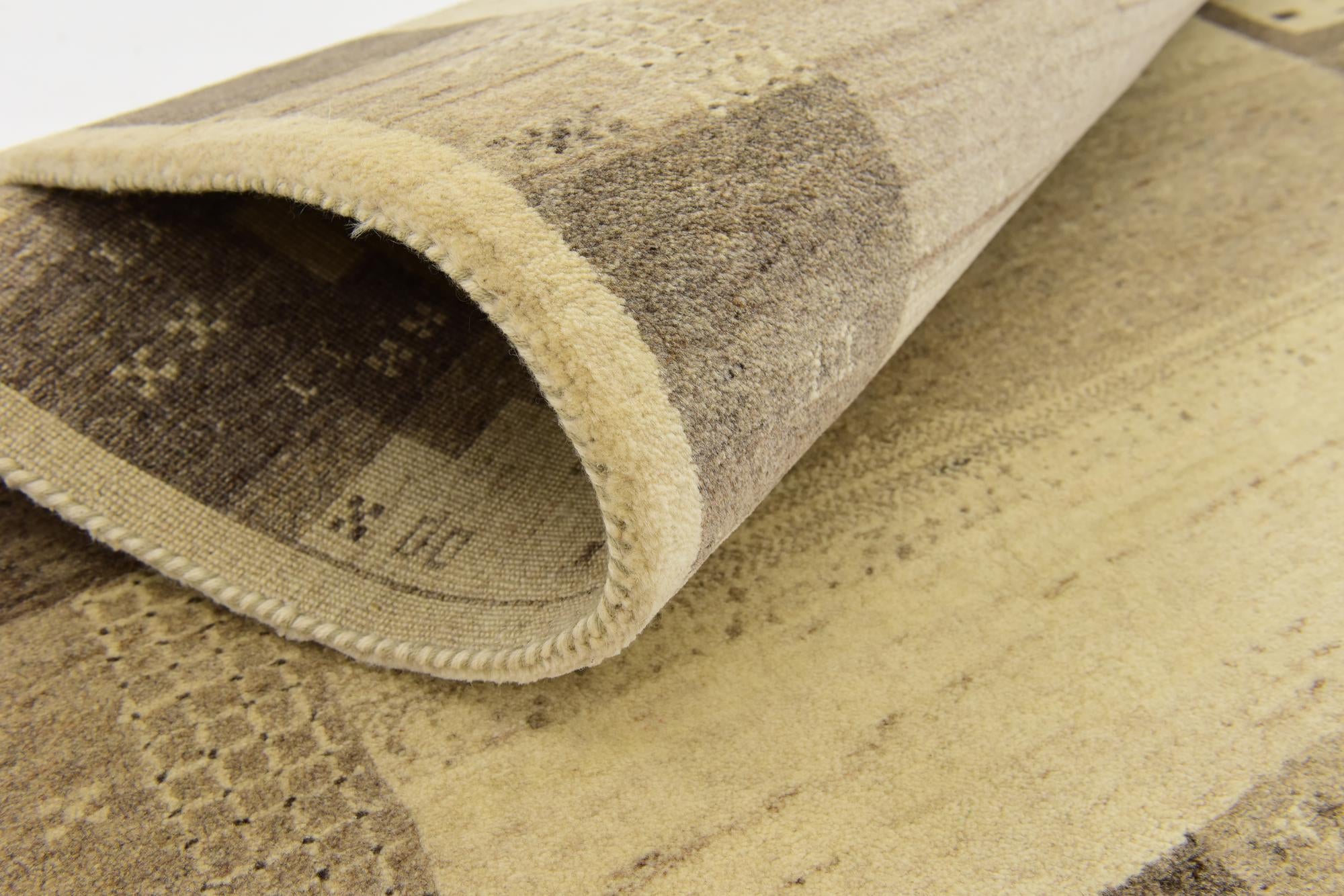 4' x 6' Hand Knotted Kashkuli Gabbeh Wool Rug