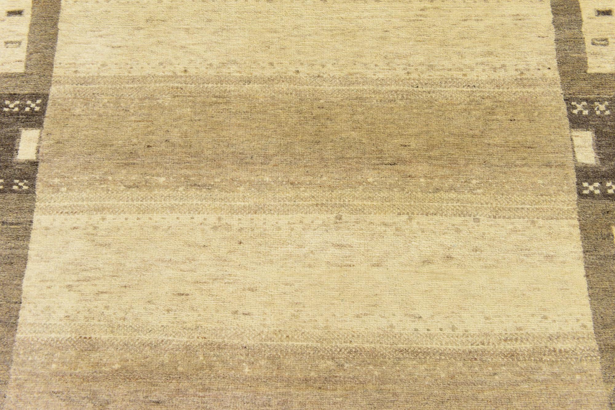 3' 10 x 6' Hand Knotted Kashkuli Gabbeh Wool Rug