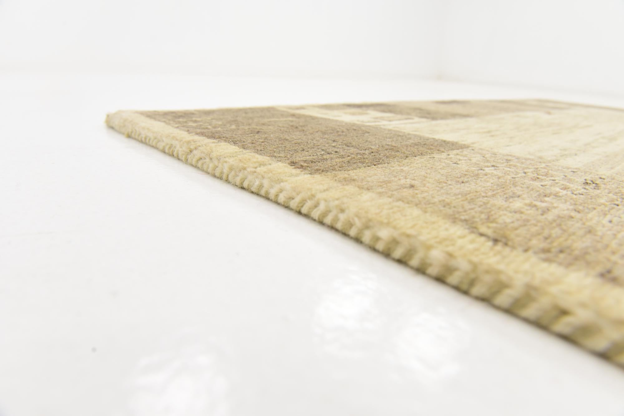 3' 10 x 6' Hand Knotted Kashkuli Gabbeh Wool Rug