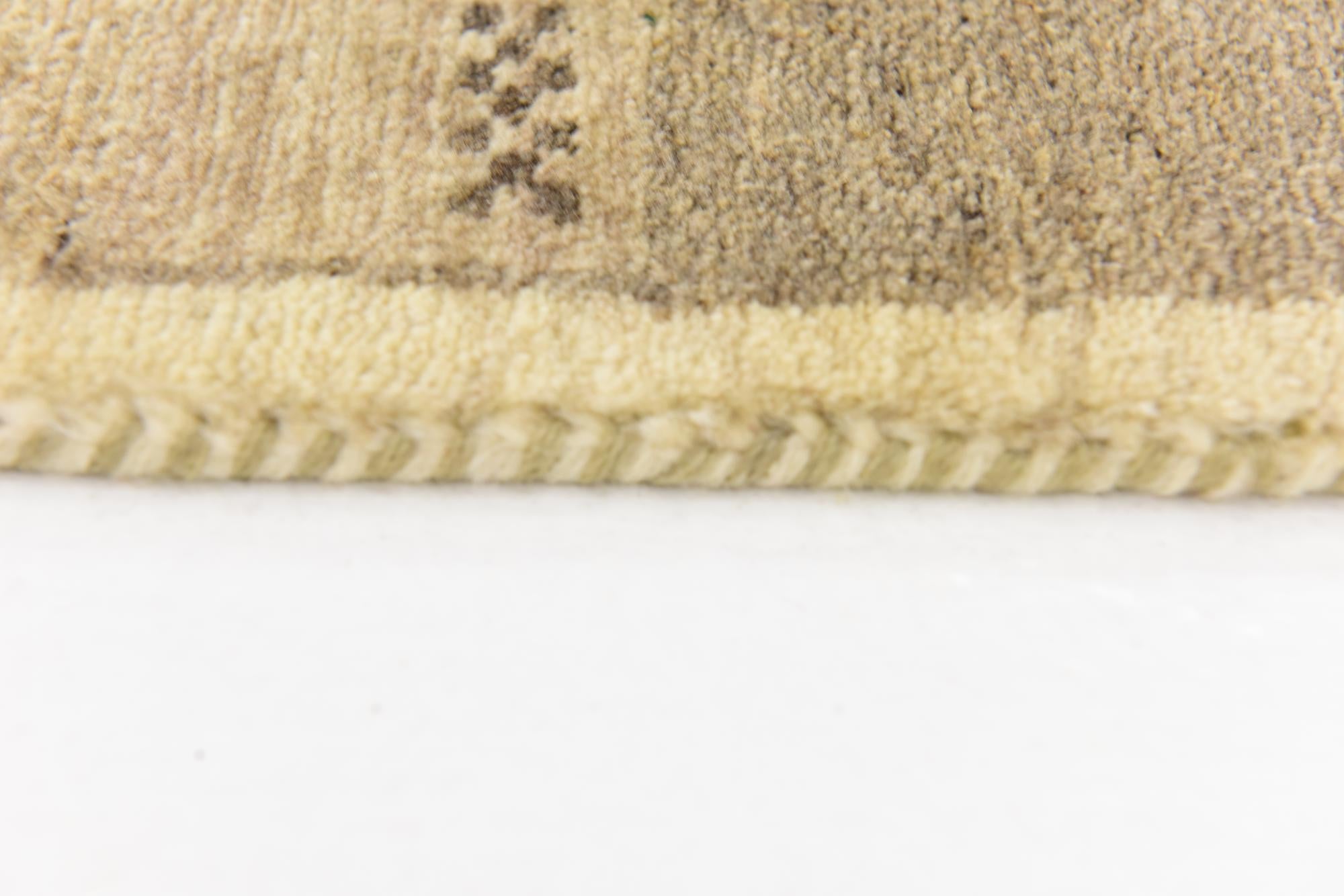 3' 10 x 6' Hand Knotted Kashkuli Gabbeh Wool Rug