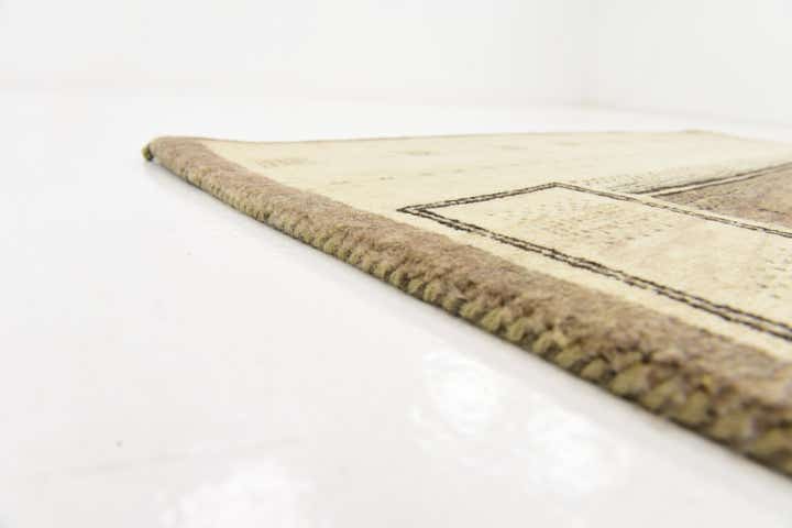 3' 10 x 6' 2 Hand Knotted Kashkuli Gabbeh Wool Rug