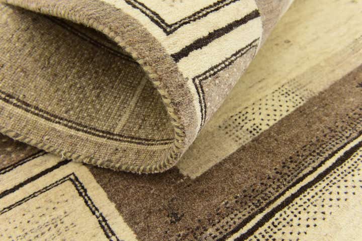 3' 10 x 6' 2 Hand Knotted Kashkuli Gabbeh Wool Rug