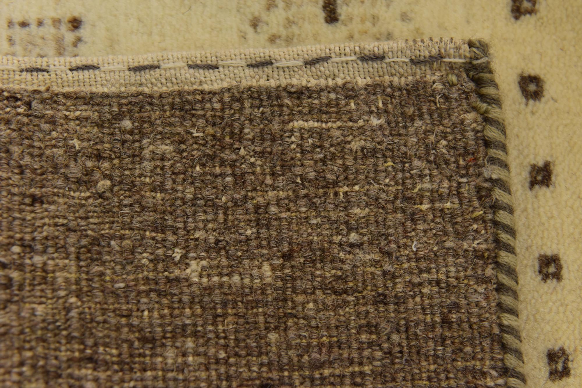 4' x 6' Hand Knotted Kashkuli Gabbeh Wool Rug