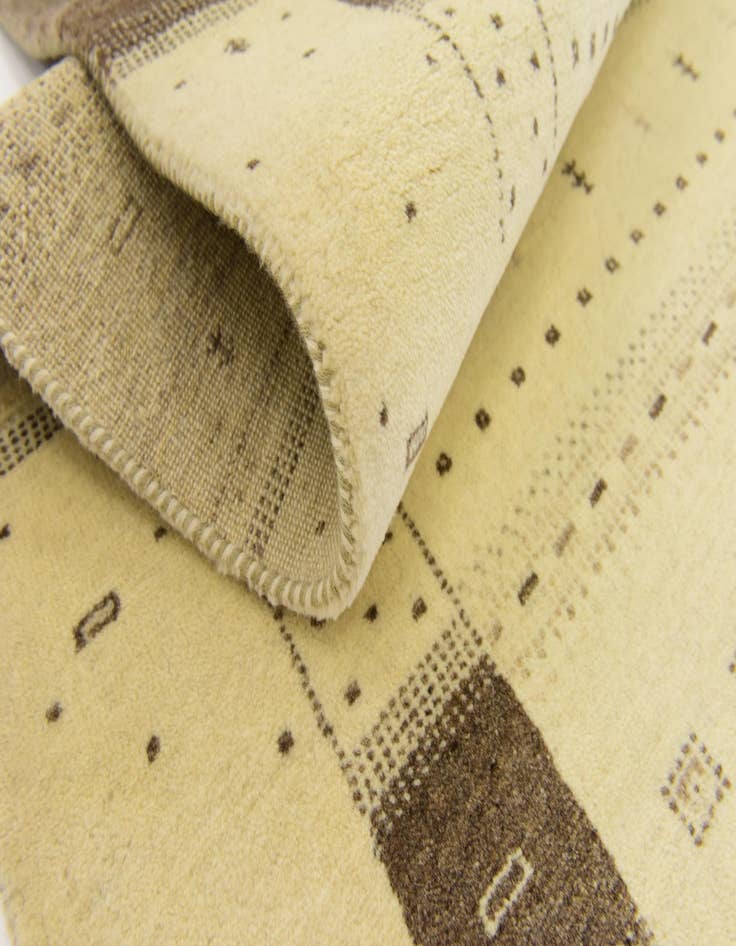 Detail image of 4' x 6'  Hand Knotted Kashkuli Gabbeh Wool Rug