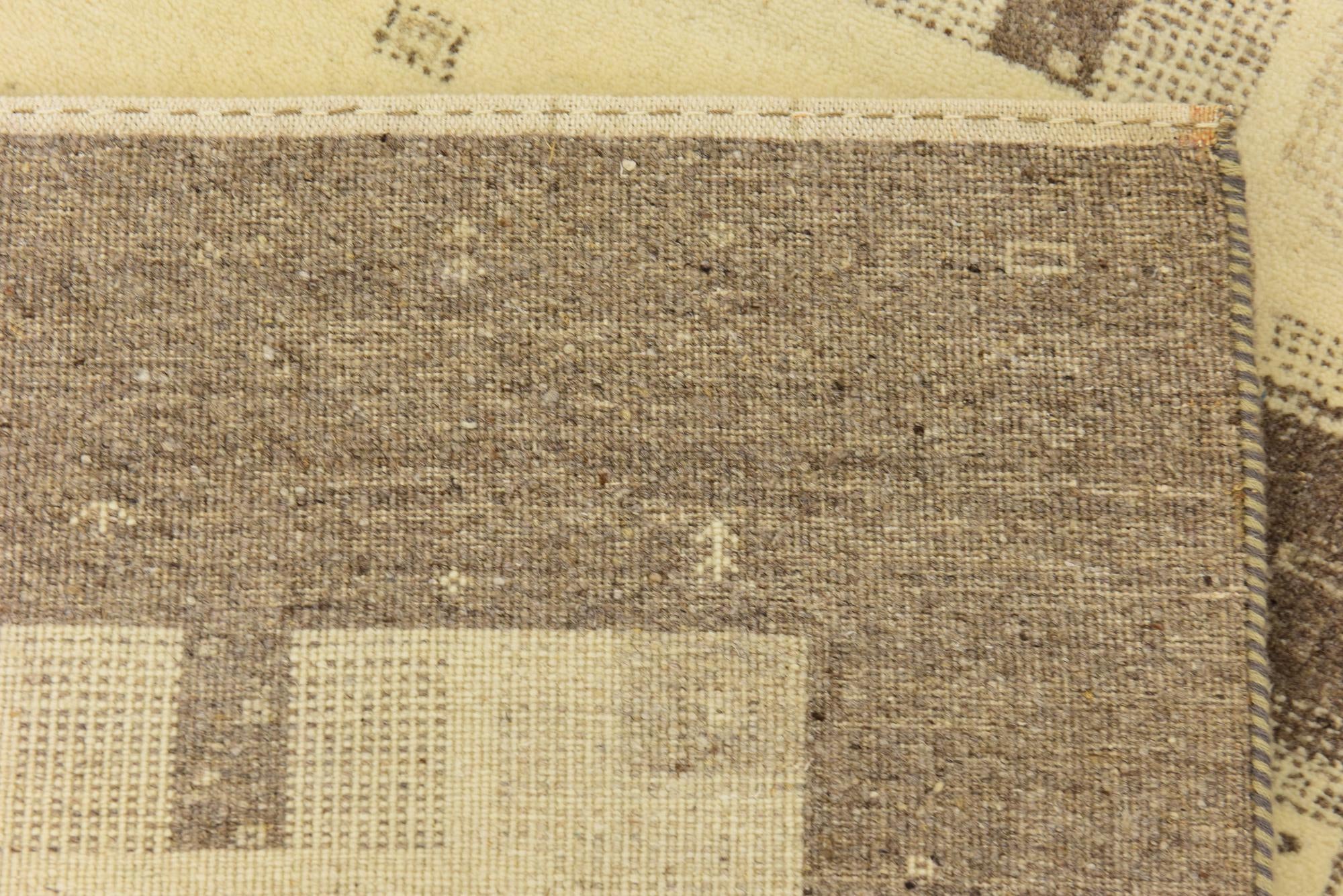 4' x 6' Hand Knotted Kashkuli Gabbeh Wool Rug