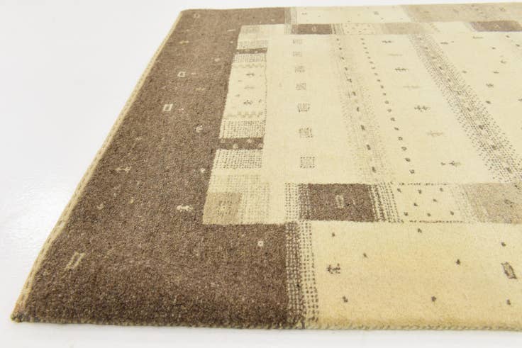 Detail image of 4' x 6' Hand Knotted Kashkuli Gabbeh Wool Rug